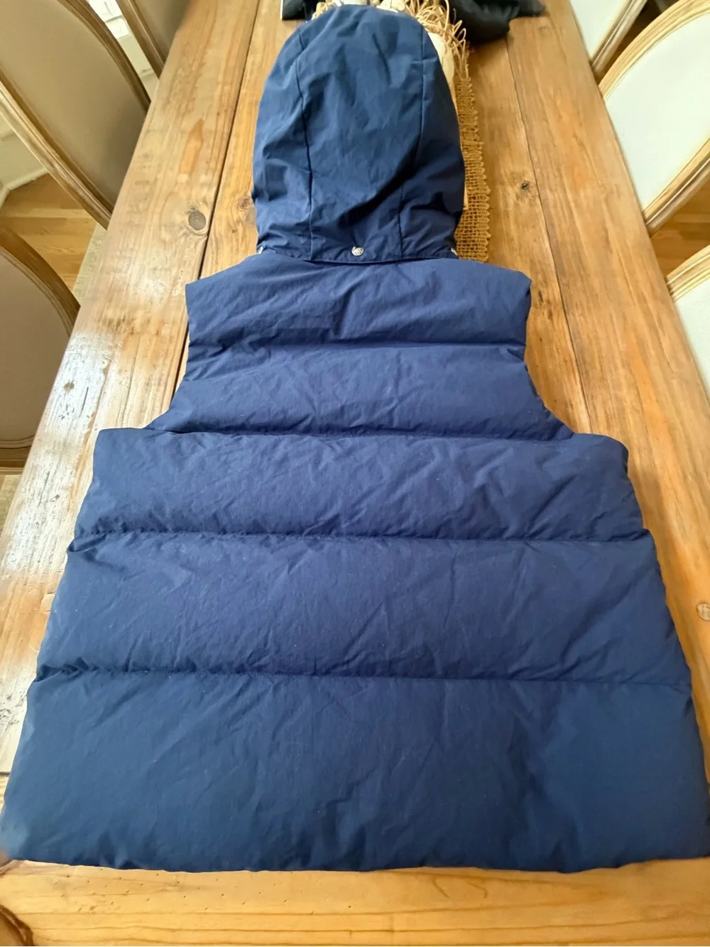 NORTH FACE SIERRA HOODED DOWN VEST RET $229 MENS XXL